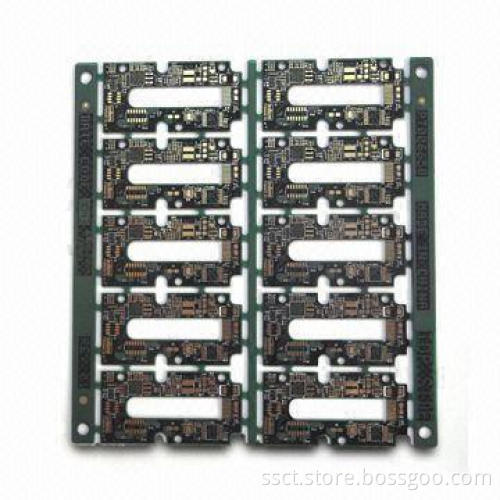 High-density Multilayer PCB, with 0.3mm Diameter and ENIG Surface Finish
